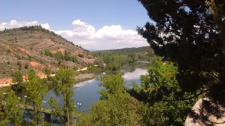 Soria in spring: view of the River Duero
